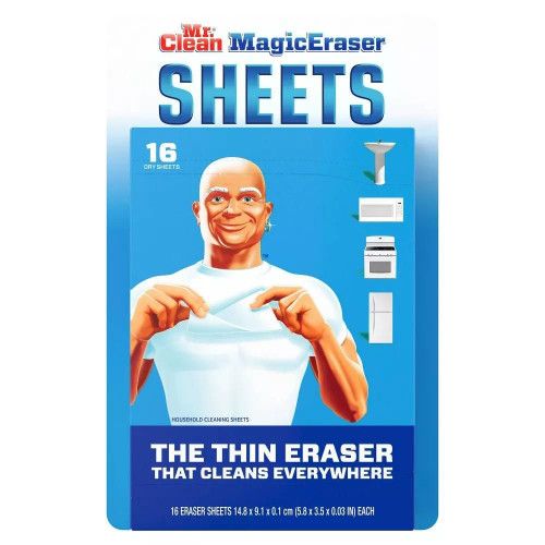 Folhas de limpeza Mr. Clean Magic Eraser - Mr. Clean (16 un)