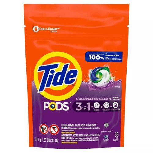 Tide Pods Laundry Detergent Pacs - Spring Meadow (35 un)
