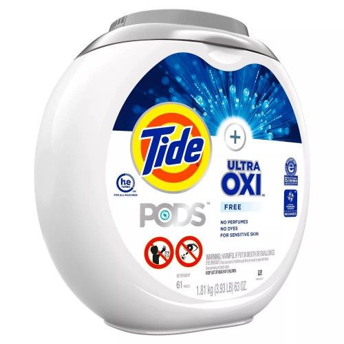 Tide Pods Laundry Detergent Pacs with OxiFree (61 un)