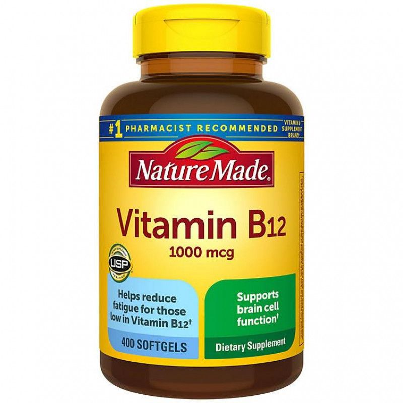 Nature Made Vitamina B12 1000 mcg - Nature Made (400 caps)